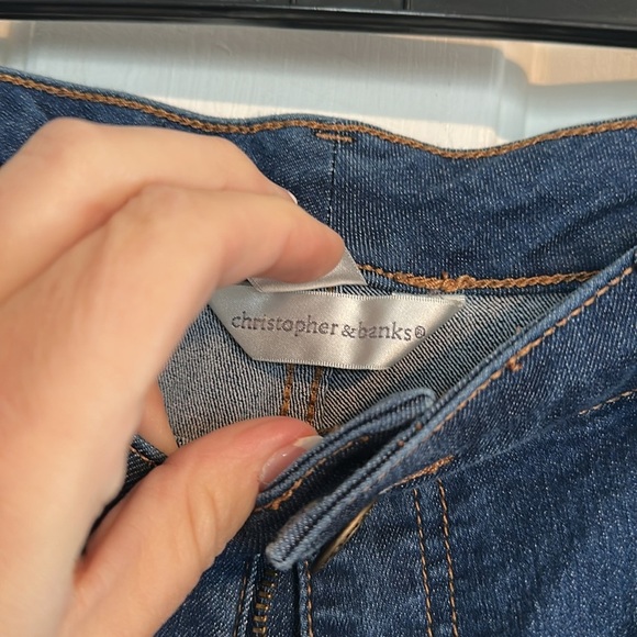 Christopher & Banks Size 12 Straight jeans - Picture 5 of 5